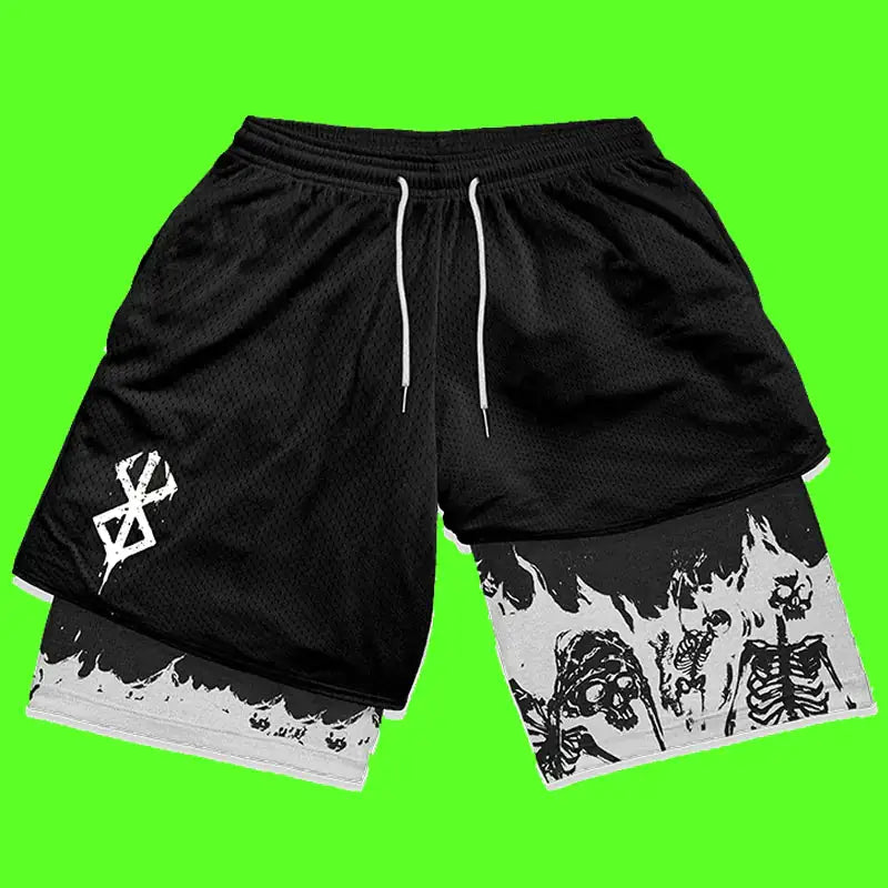 High Waist Breathable Gym Shorts